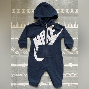 Nike Baby Boy Full Zip Coverall- 9M